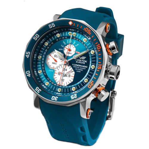 Vostok Europe Lunokhod 2 Multifunktion YM86-​620A636 Chrono, Alarm, Ersatzband
