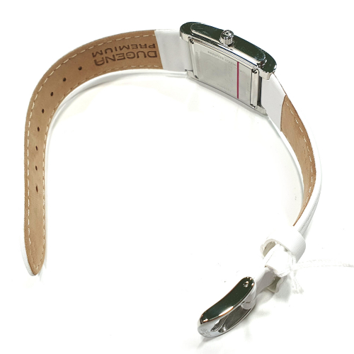 DUGENA Premium Damen Armbanduhr Tenero Stone 7000257-1 Saphirglas, weiß
