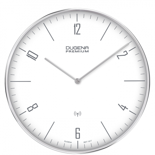 DUGENA Premium Funk Wanduhr weiss Dessau 7000997