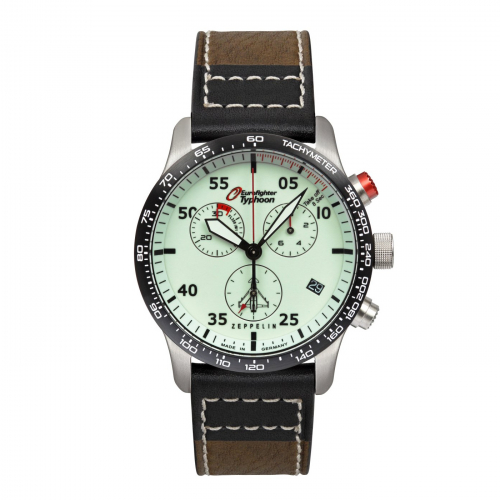 ZEPPELIN Fliegeruhr 7298-5 Eurofighter Typhoon Chronograph Eta-Quarzwerk