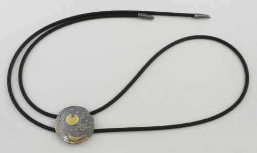 Himmelsscheibe von Nebra Sternenschmuck Silber Bolotie 30mm Herrenschmuck