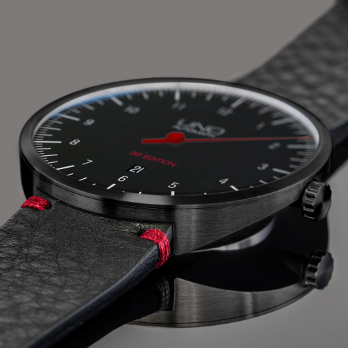 Botta UNO 35 Edition 819310BE Automatik Einzeigeruhr 44mm, Sattellederband