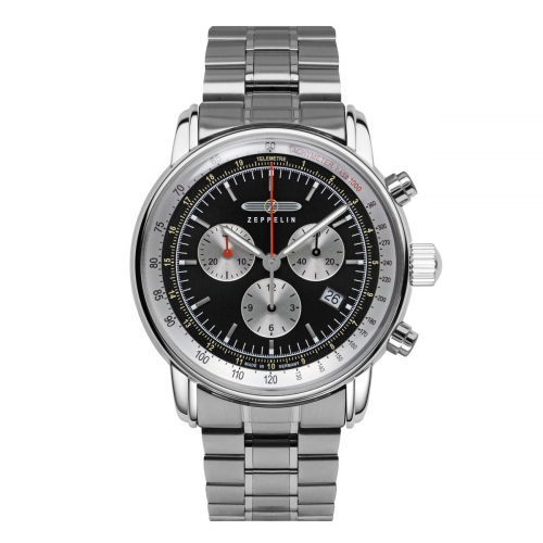 Zeppelin Herrenuhr Quarz Chronograph 8888MB-2 mit Metallarmband
