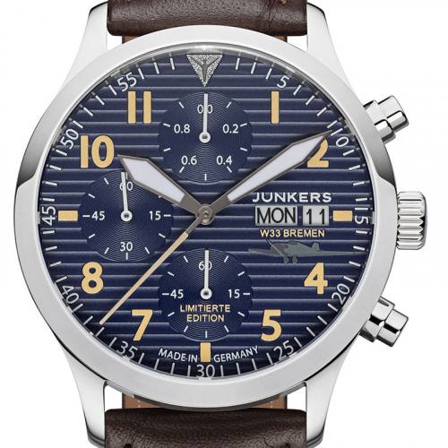 Junkers Chrono Day-Date W33 Bremen 9.14.02.01 Limitierte Sonderedition