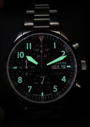 JUNKERS W33 Bremen Chrono Day-Date 9.14.02.02.M Limitierte Sonderedition, Armbanduhr