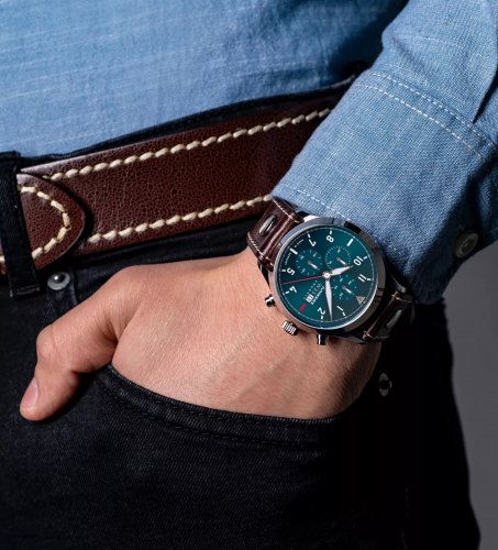 Preview: Junkers Armbanduhr Cockpit W33 9.14.03.12 Chronograph Saphirglas Datum