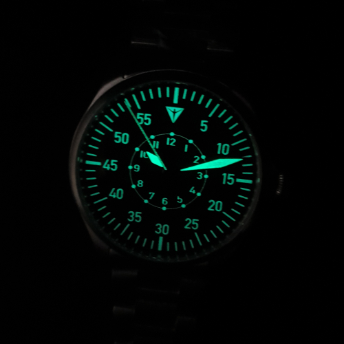 Junkers Herren Armbanduhr Baumuster 9.20.02.01 Fliegeruhr Beobachteruhr, Saphirglas