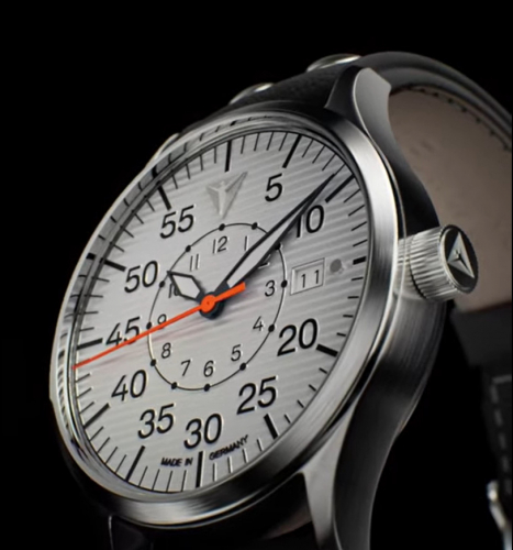 Junkers Herren Automatik Armbanduhr Baumuster 9.52.01.03 Fliegeruhr Beobachteruhr