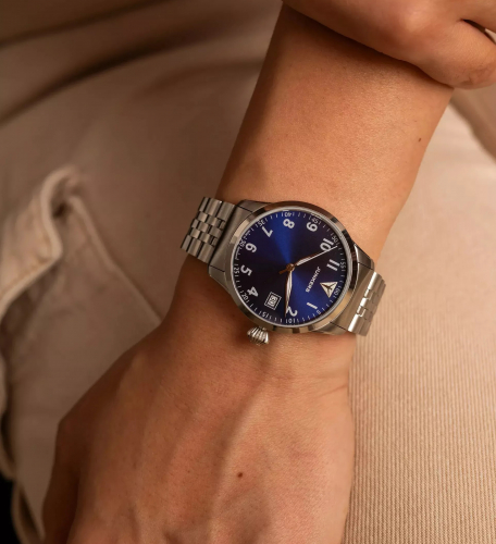 Preview: Junkers Flieger 36 Damen Armbanduhr 9.70.01.01.M Saphirglas, Ronda-Werk