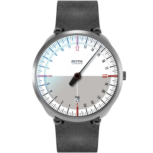 Botta UNO 24 ETA Automatik 40mm 925010 Armbanduhr Einzeigeruhr, 24h-Anzeige Titan