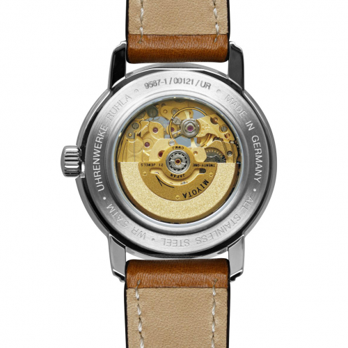 Preview: Zeppelin 9567-1 Damen Armbanduhr Automatik, offenem Herz, Lederband, 32mm