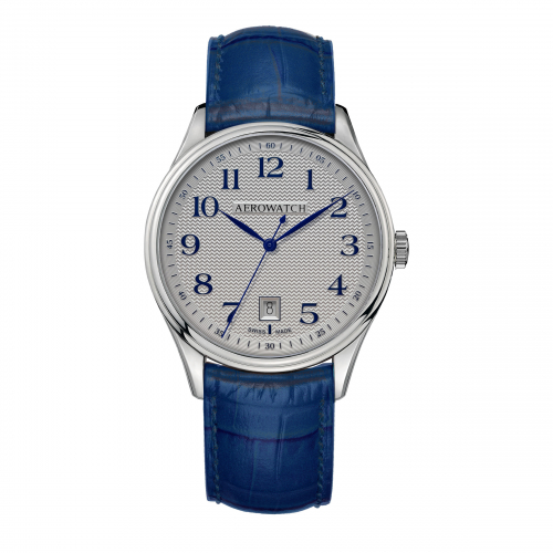AEROWATCH Herren Armbanduhr A 42102 AA05 Gent Quartz Eco, Saphirglas
