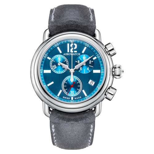 AEROWATCH 1942 Herren Armbanduhr A 79100 AA01 Chronograph Quarz, Saphirglas