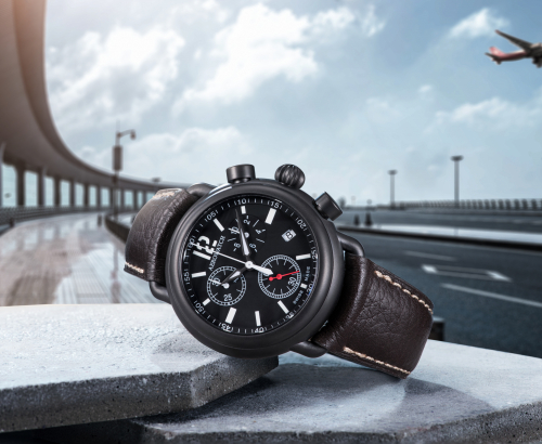 AEROWATCH 1942 Herren Armbanduhr A 79100 NO05 Chronograph Quarz, Saphirglas
