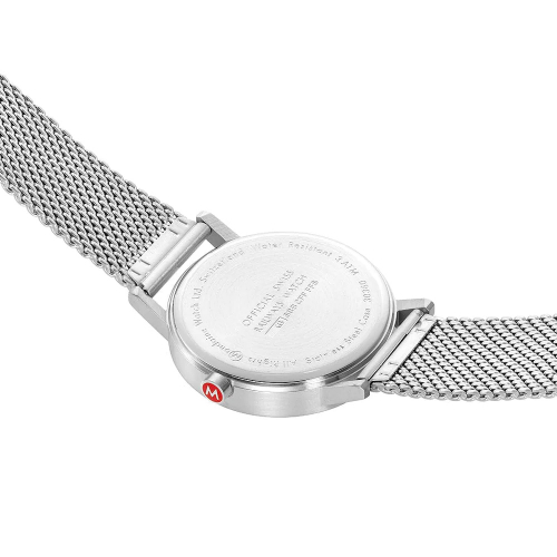 MONDAINE A660.30360.16OSM Armbanduhr Classic 40mm, Zifferblatt ohne Logo, Milanaiseband