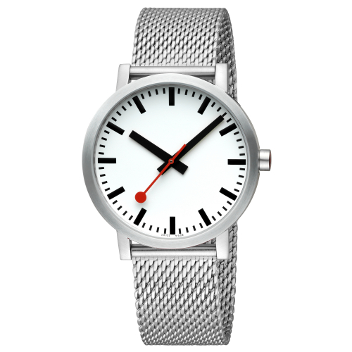 MONDAINE A660.30360.16OSM Armbanduhr Classic 40mm, Zifferblatt ohne Logo, Milanaiseband