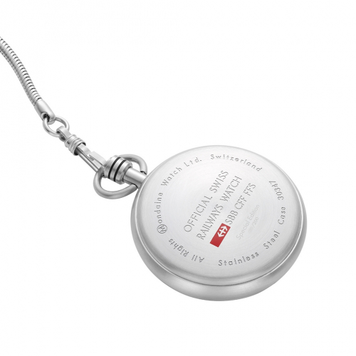 MONDAINE schweizer Taschenuhr Edition A660.30347.11SBB pocket watch mit Kette