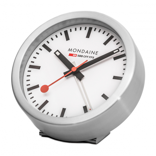 Mondaine Tisch & Wanduhr A997.MCAL.16SBB, Alarm