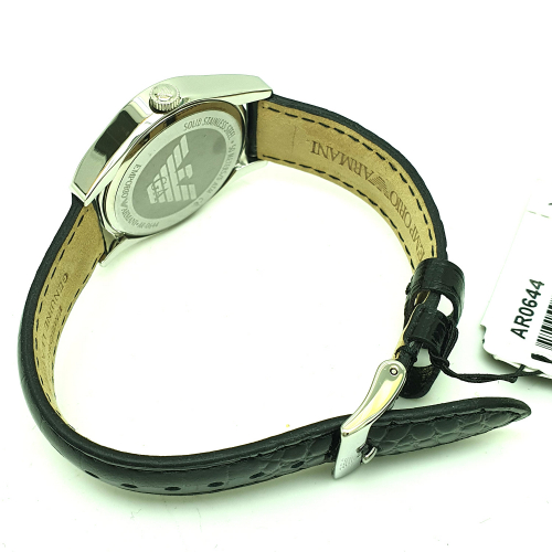 EMPORIO ARMANI elegante Damen Armbanduhr AR0644 Lederband