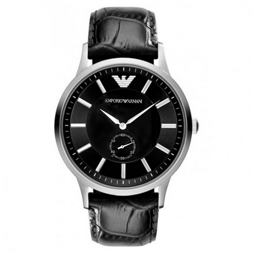 ARMANI klassische Herren Armbanduhr AR9100 Lederband