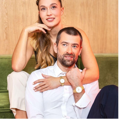 ABELER & SÖHNE AS2063 Herren Armbanduhr Goldfarben Saphirglas 10ATM