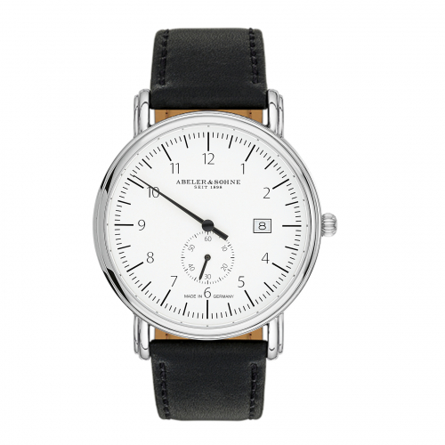 ABELER & SÖHNE AS2601E Herren Armbanduhr Einzeiger Ronda-Werk Saphirglas