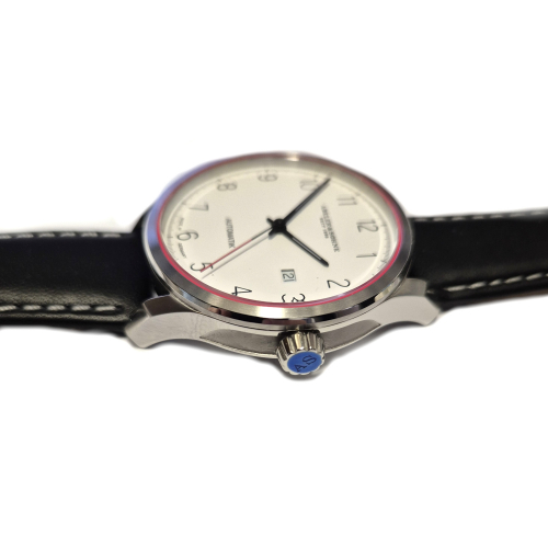 Preview: ABELER & SÖHNE AS2731 Armbanduhr Automatik Selita-Werk Datum Saphirglas Lederband
