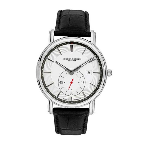 ABELER & SÖHNE AS3113 Herren Armbanduhr kleine Sekunden, Saphirglas Ronda Werk