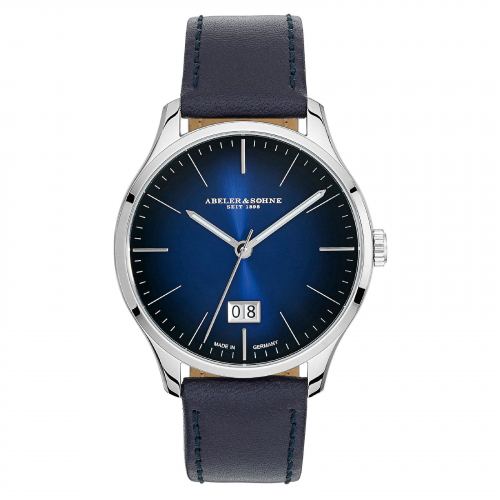 ABELER & SÖHNE AS3121 Herren Armbanduhr Saphirglas Ronda-Werk Großdatum