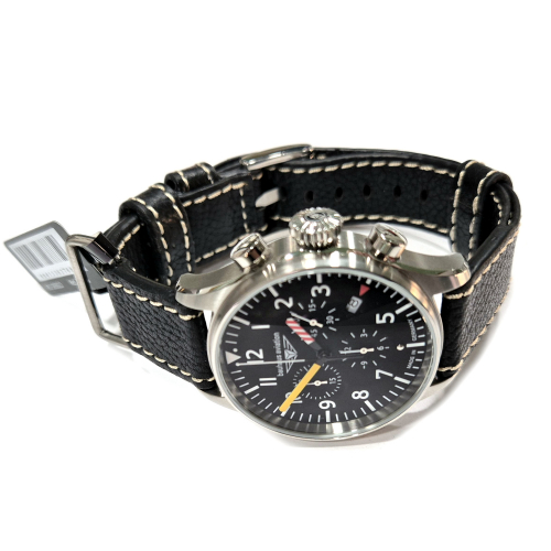 Bauhaus Aviation Herrenuhr 2788-5 Chronograph mit Datum und Lederband
