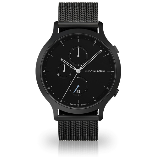 Lilienthal Berlin C01-102-B023C Chronograph Mesh Edition all black 42,5mm