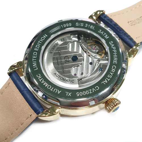 Carl von Zeyten Armbanduhr Automatik Neukirch CvZ0005GBLS Saphirglas Mondphase