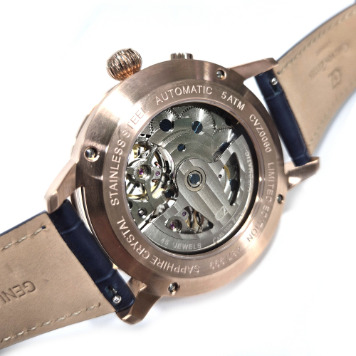 Carl von Zeyten Armbanduhr Automatik Durbach CVZ0060GBLS Saphirglas, Mondphase