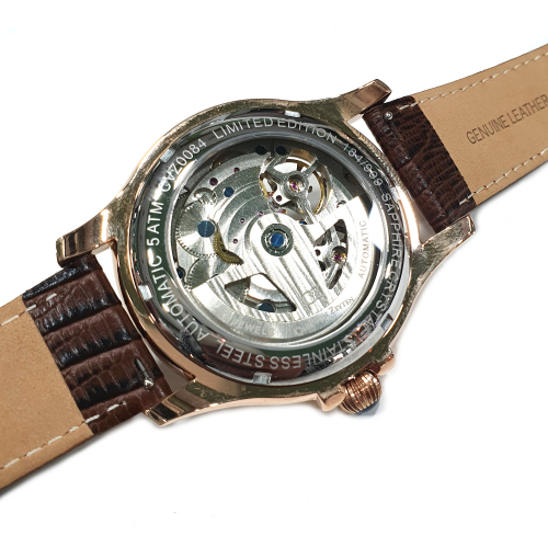 Carl von Zeyten Armbanduhr Automatik Waldhaus CVZ0084RWHS Saphirglas