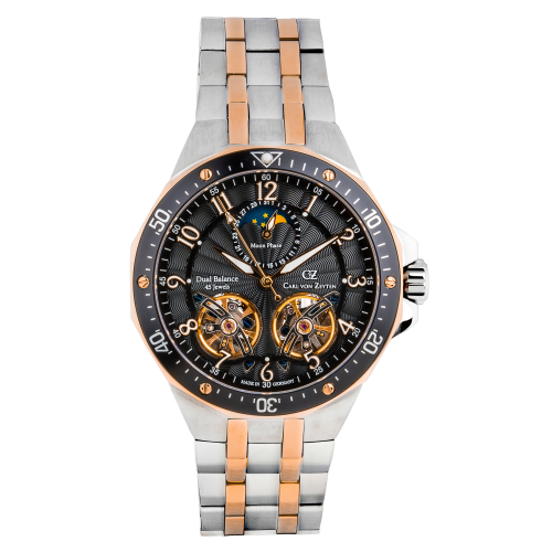 Carl von Zeyten CVZ0093RBKM Automatik Kirchzarten Armbanduhr Saphirglas, Mondphase