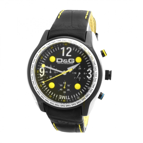 D&G Herren Uhr Chronograph DW0311 Lederband