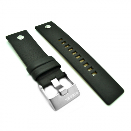 Tommy Hilfiger Ersatzband Leder braun Krokoprägung Stegbreite 22mm