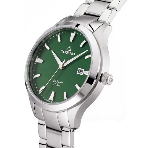 Dugena 4460974 Herren Armbanduhr Tresor Master, Saphirglas Datum 20 ATM