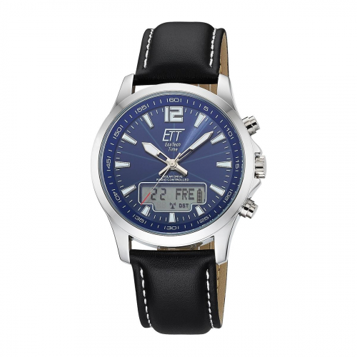 ETT EcoTechTime Funk-Solar World Time Professional EGA-11714-31L Herrenuhr