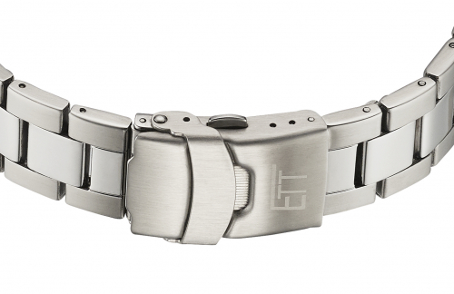 ETT EcoTechTime Herrenuhr Funk-Solar EGS-11485-32M Gobi, Edelstahl, 10ATM