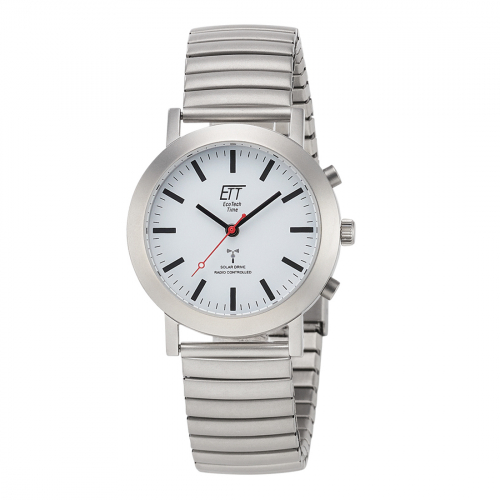 ETT ELS-11188-11M Damen Funk-Solaruhr Station Watch mit Zugband