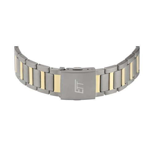 ETT Eco Tech Time Funk-Solar - Damenuhr ELT-11671-32M Everest Titan bicolor
