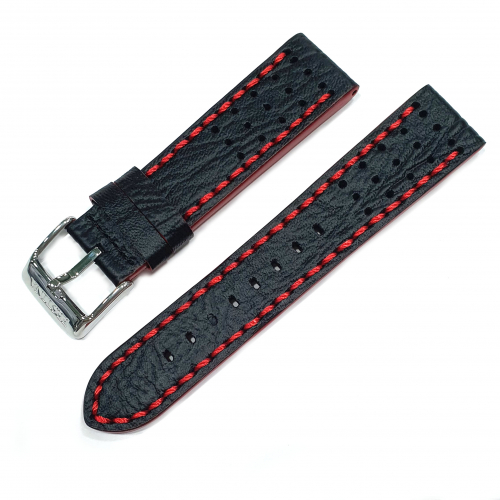 Festina Uhrenband Ersatzband Wechselband Lederband F20377 schwarz Stegbreite 22mm