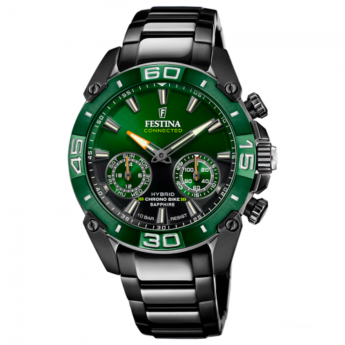 Festina F20548-2 Herren Armbanduhr Connected Hybrid-Smartwatch, Saphirglas