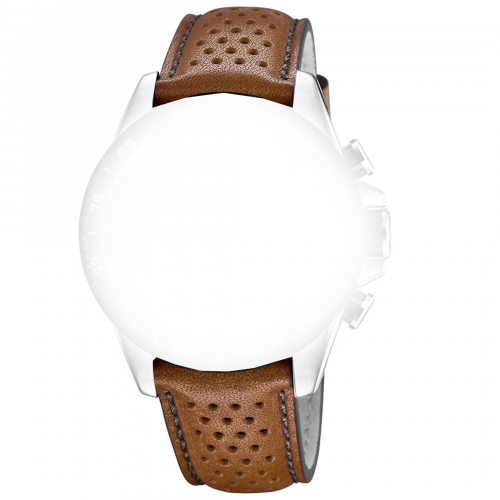 FESTINA F20561-1 Ersatzband, Wechselband Lederband in braun 22mm