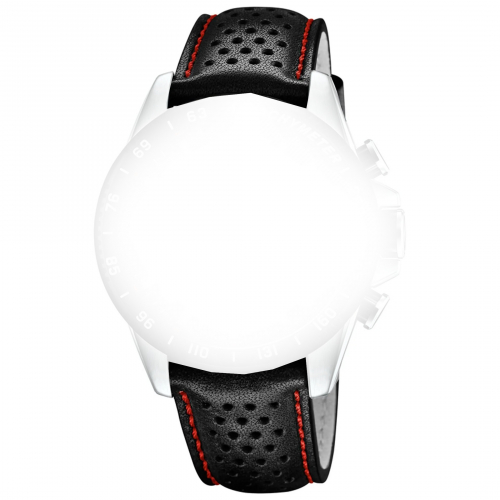 FESTINA F20561-4 Ersatzband, Wechselband Lederband in schwarz 22mm