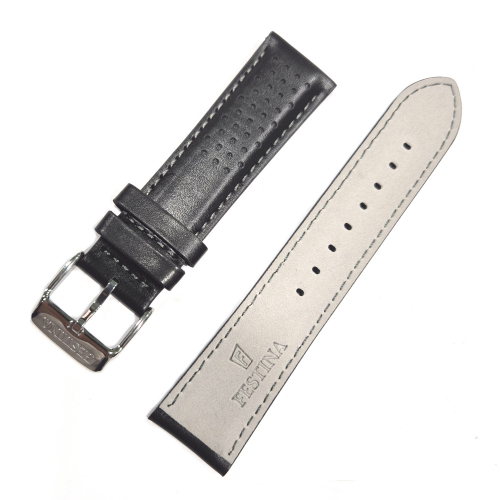FESTINA F20561 Ersatzband, Wechselband Lederband in schwarz 22mm