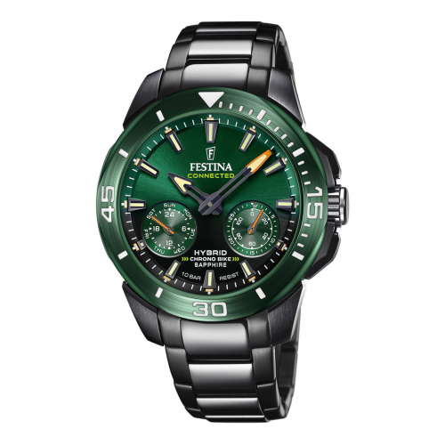 Festina F20646-1 Herren Armbanduhr Chrono Bike Connected 2022 Hybrid-Smartwatch