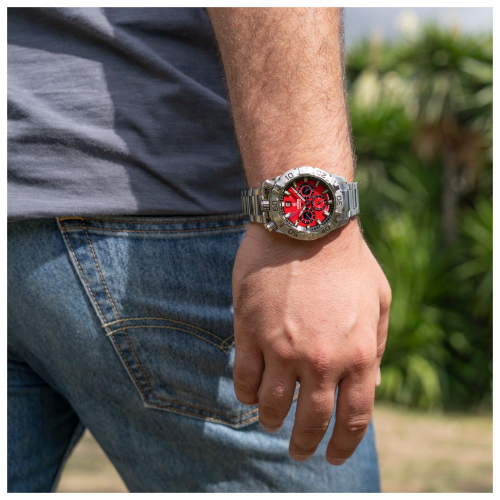 Festina THE ORIGINALS/DIVER Chronograph F20743-5 Edelstahl, rot