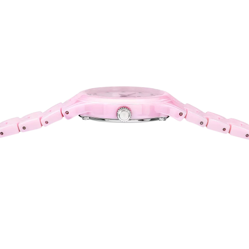 Festina Damen Armbanduhr F20751-2 Keramik Rosa, 30,5mm